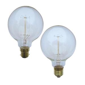 Globes Light Bulbs: G95 Carbon Filament Globe 25W B22/E27 ø95mm CLA Lighting - PL-CLACFA25BC, PL-CLACFA25ES