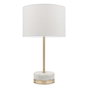 DISCONTINUED Leni Table Lamp 1xB22 in Marble & Brushed Brass Mercator Lighting - PL-A29911