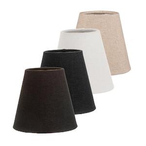 Lamp Shade: Accessories: Linen Shade Available in Four Colours 5x3x4.5 Emac & Lawton Lighting - ELSZ5345