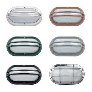 Superlux Lighting: Double Guard E27 Incandescent or Fluoresent Polycarbonate Bulkhead Superlux Lighting - LJ6002