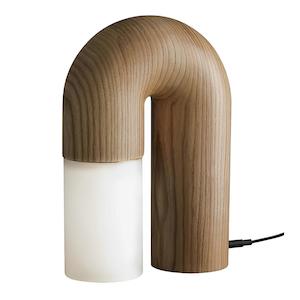 Lamps: Arch Touch Table Lamp Natural Wood ARH.960.NT Ore