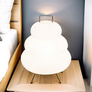 Lamps: Akira Table Lamp White MTBL043 Mercator Lighting
