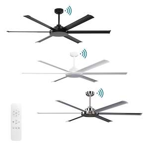 84” Albatross II Smart DC Ceiling Fan Black, White, Brushed Nickel MDCAX+MDCAB&hellip;