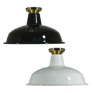 Ceiling Lighting: Warehouse DIY Batten Fix ø300mm in Black or White