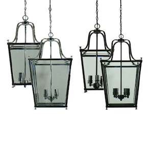 Montana Chain Pendant in 3 or 4 Light w/ Bronze or Chrome Lighting inspirations &hellip;