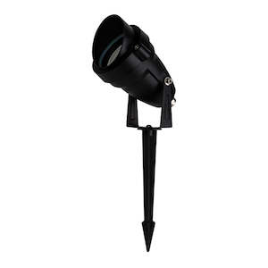 Lighting: Fanos LED Garden Spike Light Black HV1481T Havit Lighting
