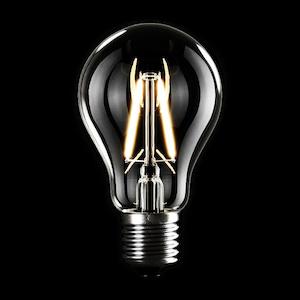 Globes Light Bulbs: 4w E27 LED Filament Globe 2700k or 4000k 400 Lumens