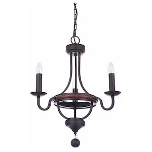 Lakewood Pendant Light 3Lt Bronze