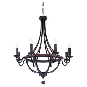 Lakewood Pendant Light 8Lt Bronze