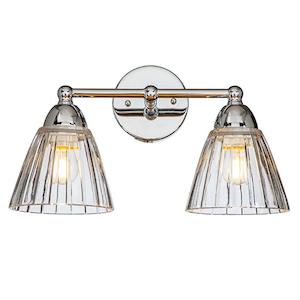 Summit Indoor Wall Light 2Lt Chrome