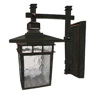 Promenade Outdoor Wall Light Small Antique Bronze