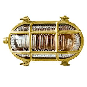 Admiral Outdoor Wall Light Solid Brass