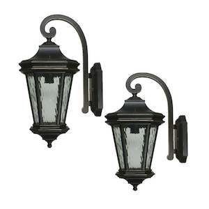 Tilburn Outdoor Wall Light Medium/Large 1xE27 Antique Bronze Lighting inspiratio&hellip;