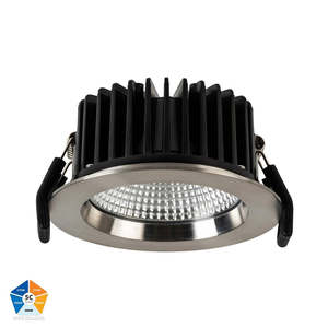 Lighting: 90mm Ora LED Downlight 12w 316 Stainless Steel CCT CRI90 HV5530S-SS316 Havit Lighting