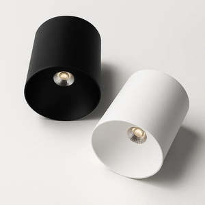 Surface Mounted Downlights: Sable Mini Surface Mounted LED Downlight 7w, 12w in Black or White