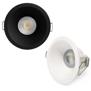 Lighting: Caliber LED 8w Downlight 750 Lumens CRI90 in Black or White