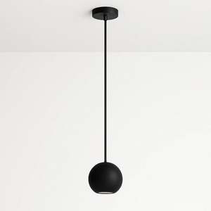 Plaster Lights: Orbita Gypsum Pendant Light in Black
