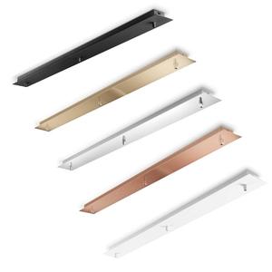 Acc. - RosOne Lineare Canopy 3Lt in Black, Brass, Chrome, Copper or White