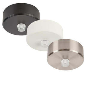Acc. - Surface Mounted Round Canopy 70mm in Black, White or Satin Chrome Havit C&hellip;