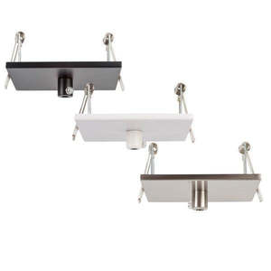 Acc. - Recessed Square Canopy 100mm in Black, White or Satin Chrome Havit Commer&hellip;