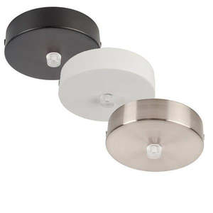 Acc. - Surface Mounted Round Canopy 100mm in Black, White or Satin Chrome Havit &hellip;