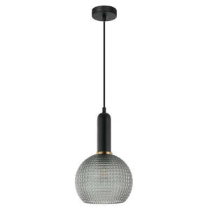 Pelota Pendant Light in Smokey Black, Green, Amber, Copper, Chrome or Clear Glass