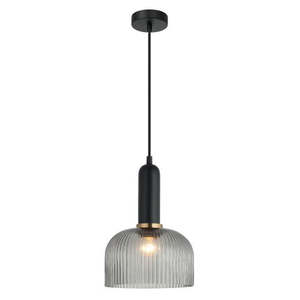 Vintaj interior Dome Ribbed Glass Pendant Light Available in 6 Colours