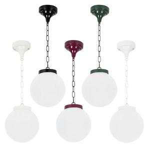 Glass Globe Pendant Lights: GT-535 Siena Chain Pendant Light (Multiple Colours)