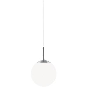Cafe 15 Pendant Light Small E27 in Opal White