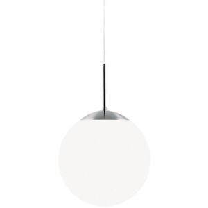 Cafe 25 Pendant Light Large E27 in Opal White