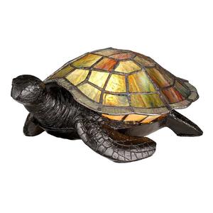 Sawback Tiffany LED Table Lamp Vintage Bronze ELS.QZ-SAWBACK-TL Elstead Lighting