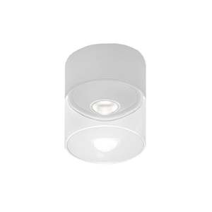 Lens LED Ceiling Light 6.5w Matt White, Dark Grey