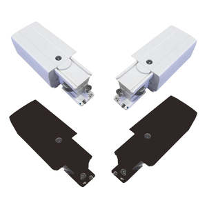 Taylor Track 3-Circuit Live End Connector Left/Right in Black or White
