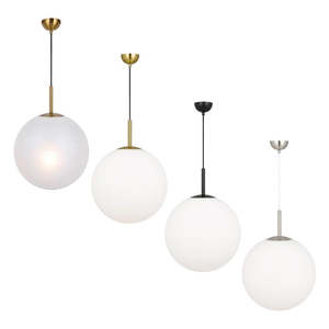 Bally 16 Pendant Light 400mm in Antique Gold/Alabastro, Antique Gold, Black or Nickel