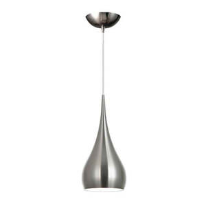 Nickel Pendant Lights: Bell Pendant Light E27 in Satin Nickel CLA Lighting - ZARA3A