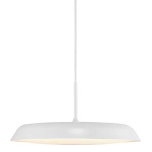Drum Pendant Light: Piso LED Pendant Light 22w in White or Grey
