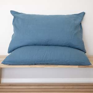 last chance: Teal Linen Pillowcases - Pair