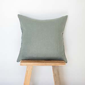 Cushion Cover: Moss Linen Cushion Cover