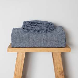 Denim Linen Fitted Sheet
