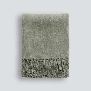 Blankets / Throws: Serenade Throw - Muted Sage