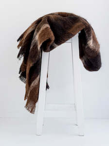 Organic Collection: Alpaca Blanket Throw - Buffalo