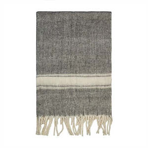 Our Sale Fur Furniture: Joshua Throw - Grey