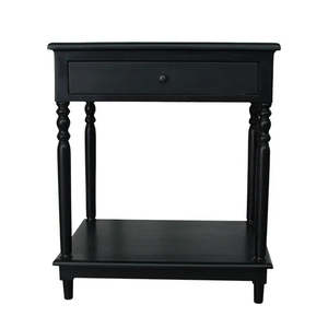 Alba Bedside Table - Black