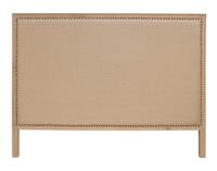 Headboards: Studded Wooden Trim Headboard