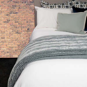 Comforters: Cruz Velvet Comforter - Sea