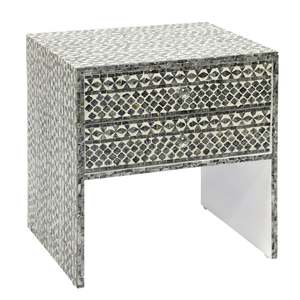 Bedside Tables 1: Sian Capiz Shell Bedside Table
