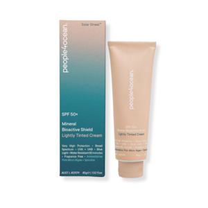 Sunscreen Collection: SPF50+ Mineral Bioactive Shield Lightly Tinted Cream