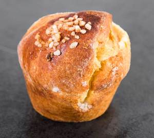 Custard & Rhubarb Brioche Little Cake Kitchen bakes and sells the brioche