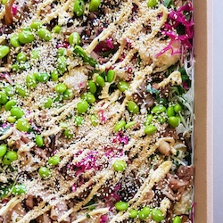 Salad Boxes: Donburi  Salad GF DF