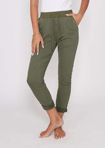 Riley Joggers: MONACO RILEY JOGGER - Khaki